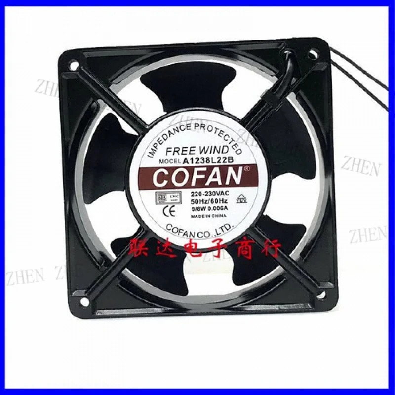 Y FOR COFAN A1238L22B AC220V-230V 8/9W 0.006A 12CM 열 팬