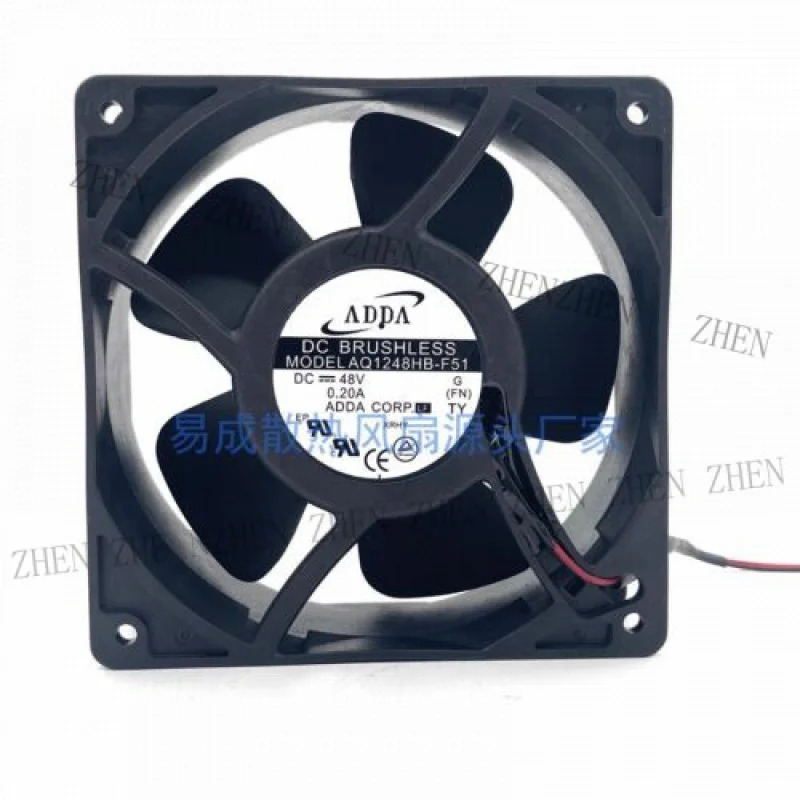Y AQ1248HB-F51 DC48V 0.20A 12038 12CM 인버터 냉각팬