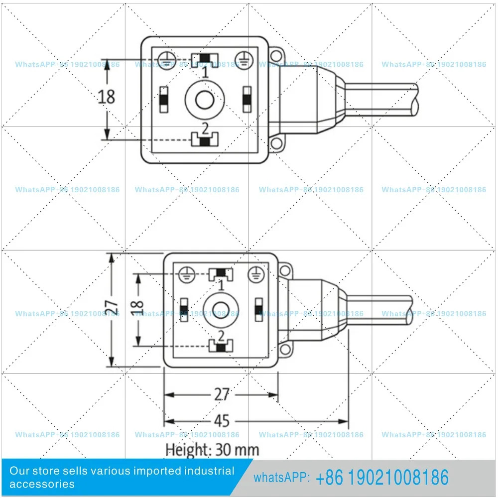 7000-18021-6361000 MSUD 밸브 플매트 카펫 러그 타입 A 18mm 24V LED 새 오리지널