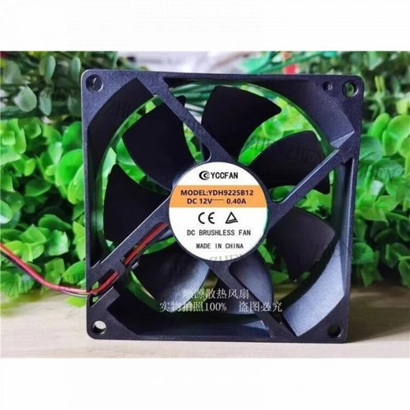 Y YDH9225B12 DC12V 0.40A 2선 인버터 냉각팬