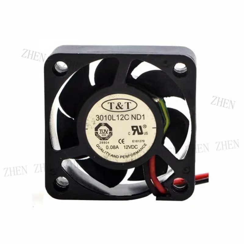 Y FOR 3010L12C ND1 DC12V 0.08A 3010 3cm 2-와이어 냉각팬