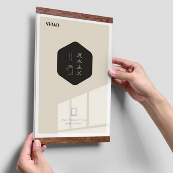 투명 a4 자석 알림판 벽걸이 a4 벽 부착 알림판 게시판 - 상품 이미지