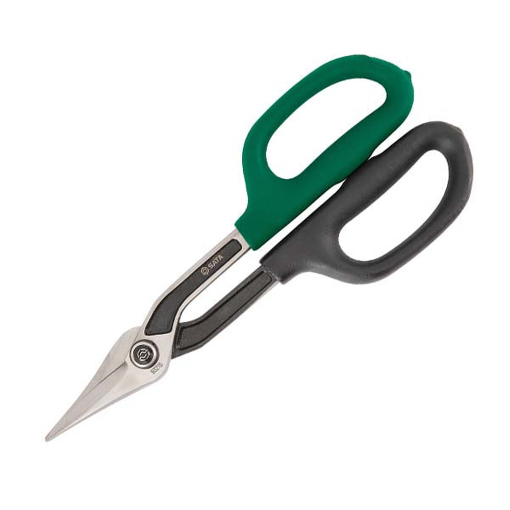 사타 SATA 뾰족형 철판 가위 263mm(10인치) 93215 함석 철판가위 이미지 6
