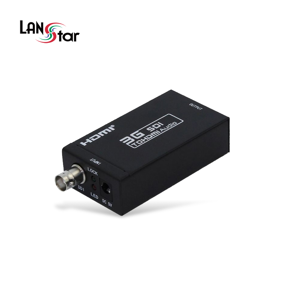 랜스타 LS-SD2HD SDI TO HDMI 컨버터 8채널 48kHz 1080P 지원 - 상품 이미지