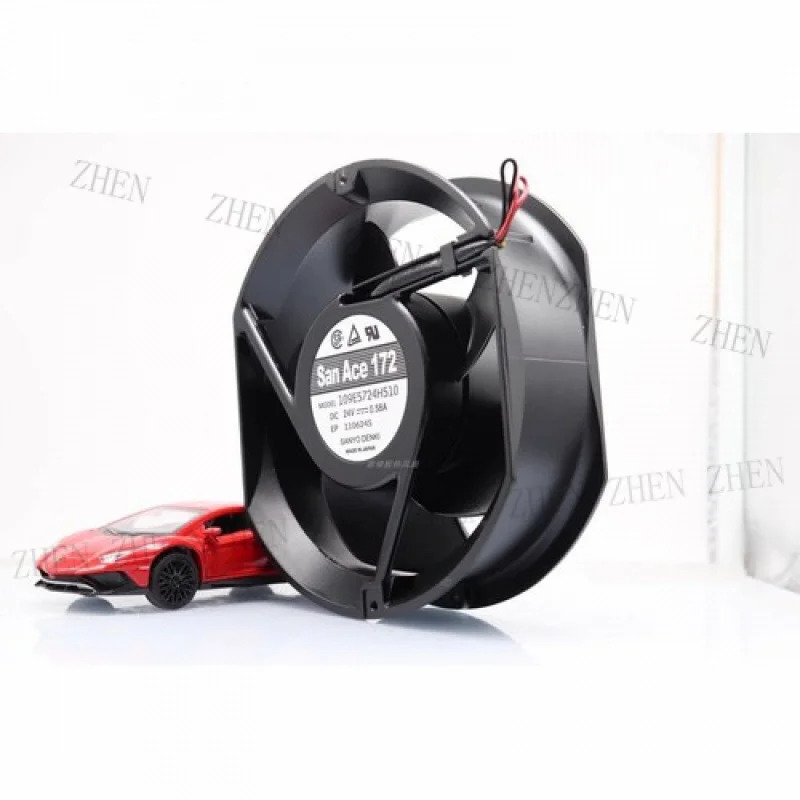 Y for San Ace172 109E5724H510 24V 0.58A 17251 17CM 알루미늄프레임 냉각팬