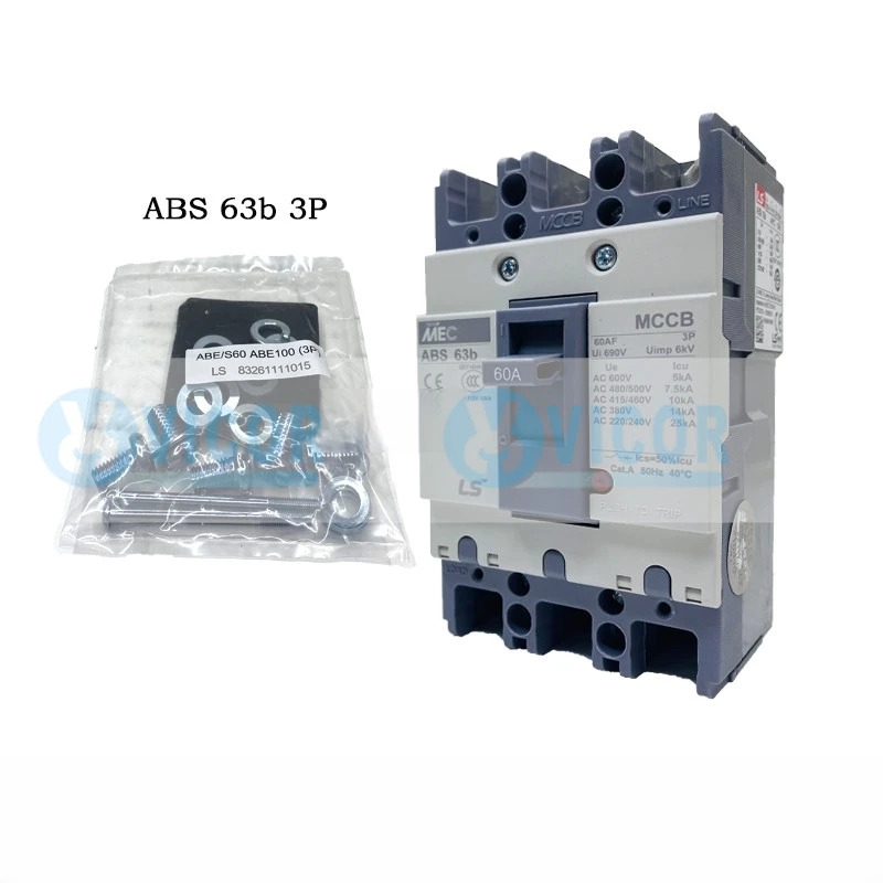 LS전기 MEC ABS63b ABE53b 3P 30A 40A 50A 60A ABE63 ABS63