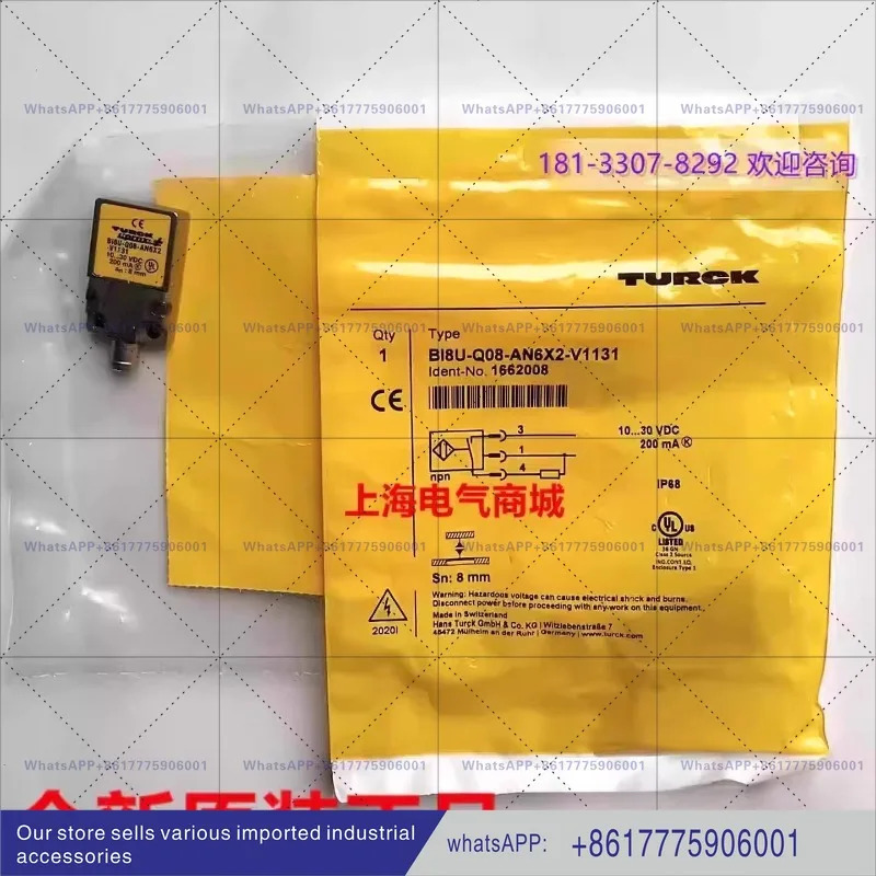 된 TurckBI8U-Q08-AN6X2-V1131 유도형 스위치 포장 1662008