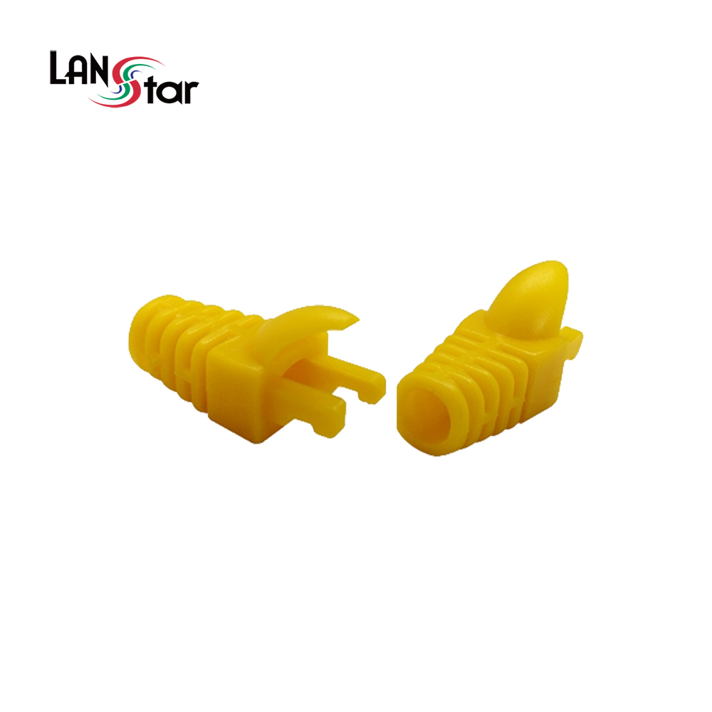 랜스타 RJ45 락부트 슬림 타입 6Pi Yellow - 상품 이미지