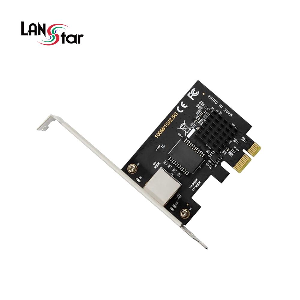 랜스타 LS-PCIE-EX25 PCIE 2.5Gbps 유선랜카드 티밍 지원 리얼텍 칩셋 - 상품 이미지