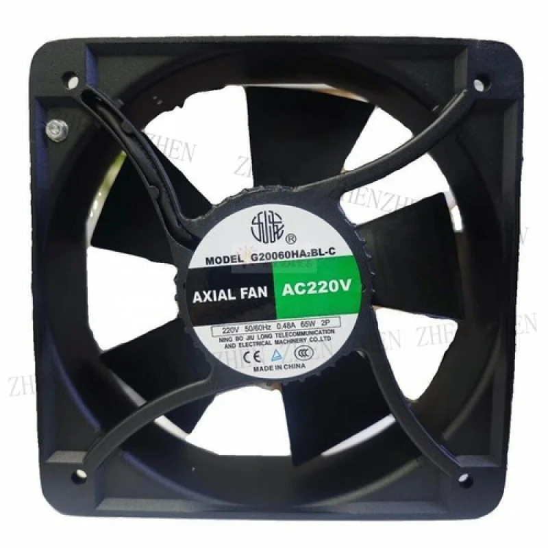 Y G20060HA2BL-C 팬 AC220V 200x200x60mm 2선 0.48A 65W