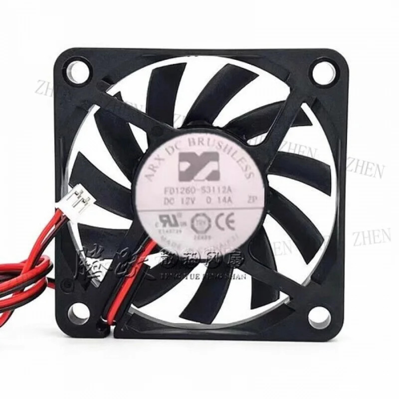 Y for ARX FD1260-S3112A 6010 12V 0.14A 6CM 2선식 냉각팬