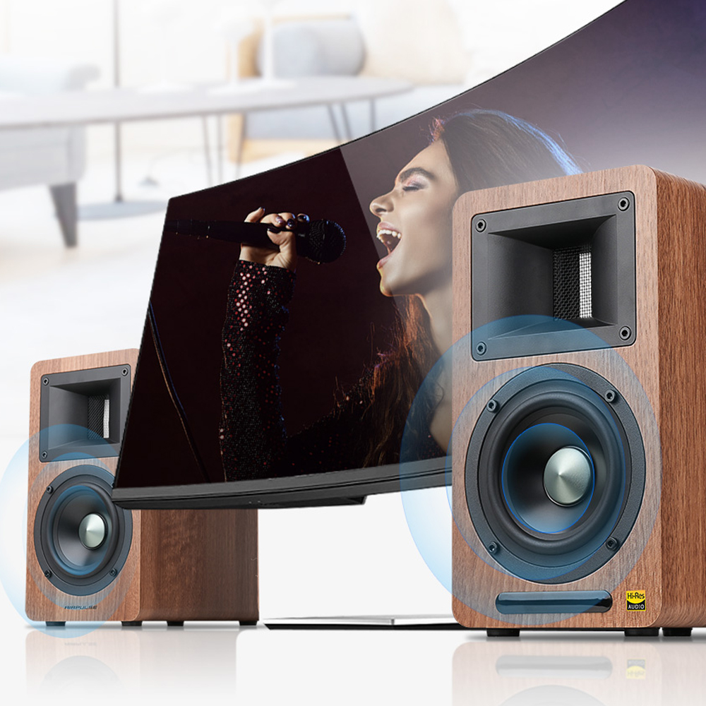 브리츠 AIR PULSE 2채널 액티브 오디오 블루투스 스피커 북쉘프 100W 리모컨 - 상세 이미지 5