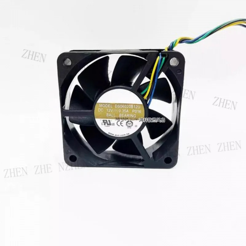 Y DS06020B12U DC12V 0.35A 6cm 6020 4선 냉각팬