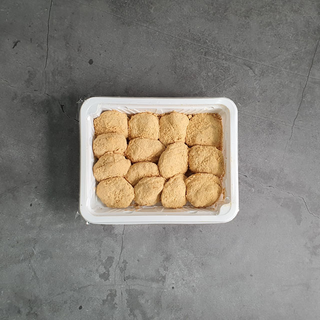 싸리재 찰떡 콩고물 [ 현미 찹쌀 인절미 200g ] 굳지않는 아침대용 간편 냉동 떡 - 상세 이미지 2