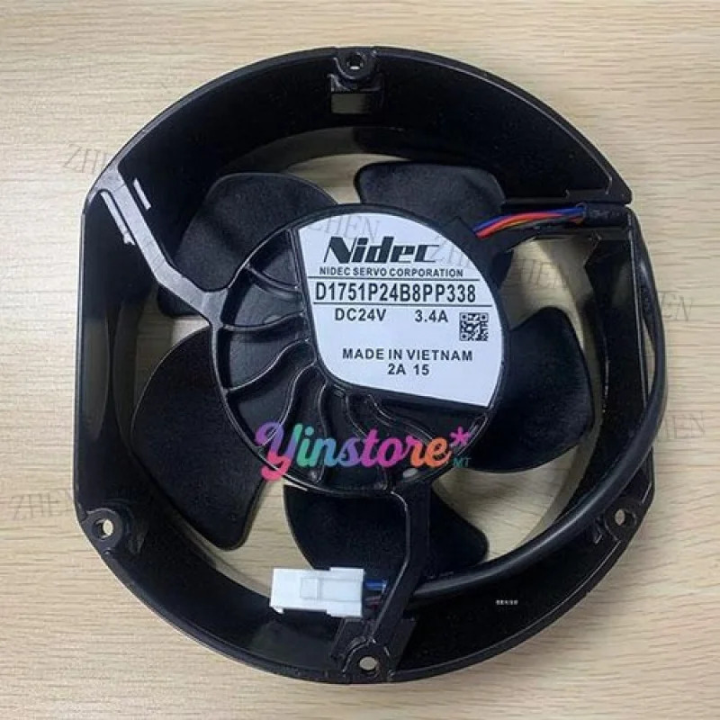 Y D1751P24B8PP338 인버터 냉각팬 DC24V 3.4A 4핀