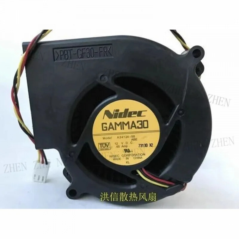 Y for GAMMA30 A34124-58 9733 DC12V 0.65A 3핀 터보 블로워 냉각팬
