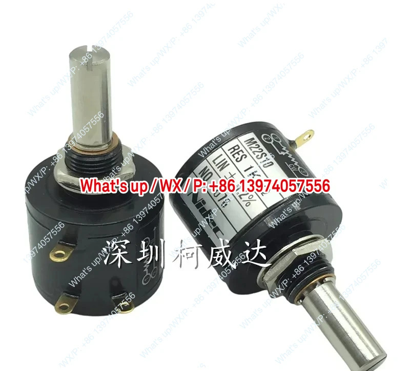 오리지널 일본 NIDEC COPAL 정밀 10회전 권선형 전위차계 M22S10 1K2K5K10K