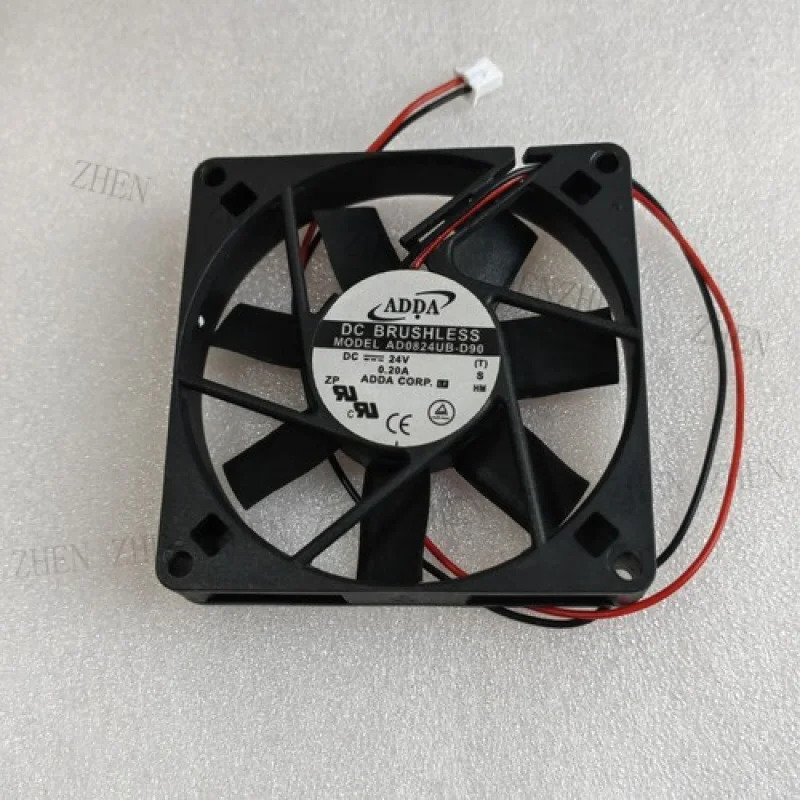 Y 팬AD0824UB-D90 DC24V 0.2A 8015 8cm 2선 인버터 팬