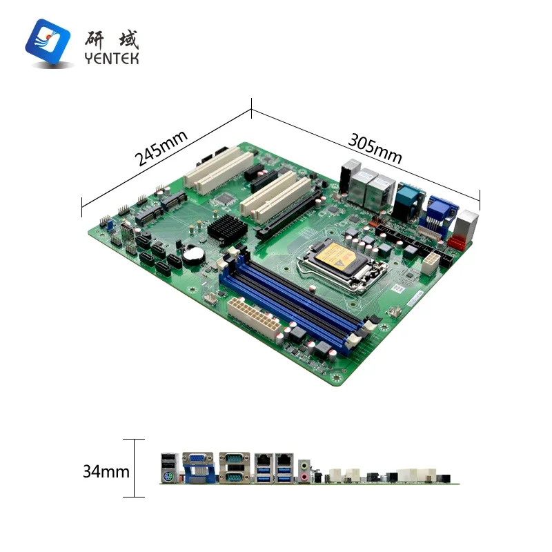X86 마더보드 H87 LGA1150 4 DDR3 5 SATA3.0 VGA 2 HD LAN 6 RS232 COM 14 USB PCIEx16 X4 X1 산업마더보드