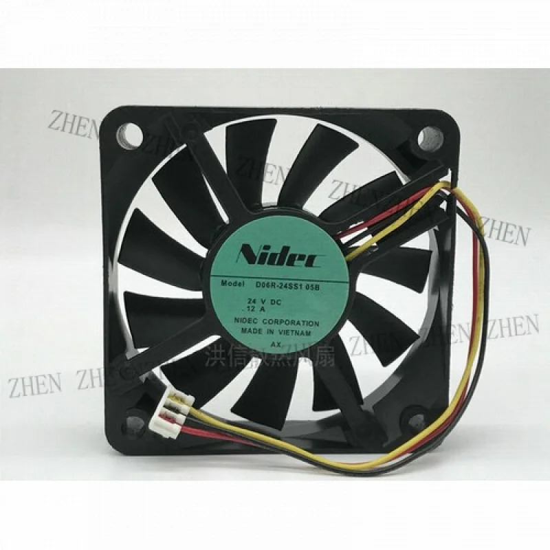 Y FOR D06R-24SS1 05B 24V 0.12A 6CM 6015 3선 인버터 팬