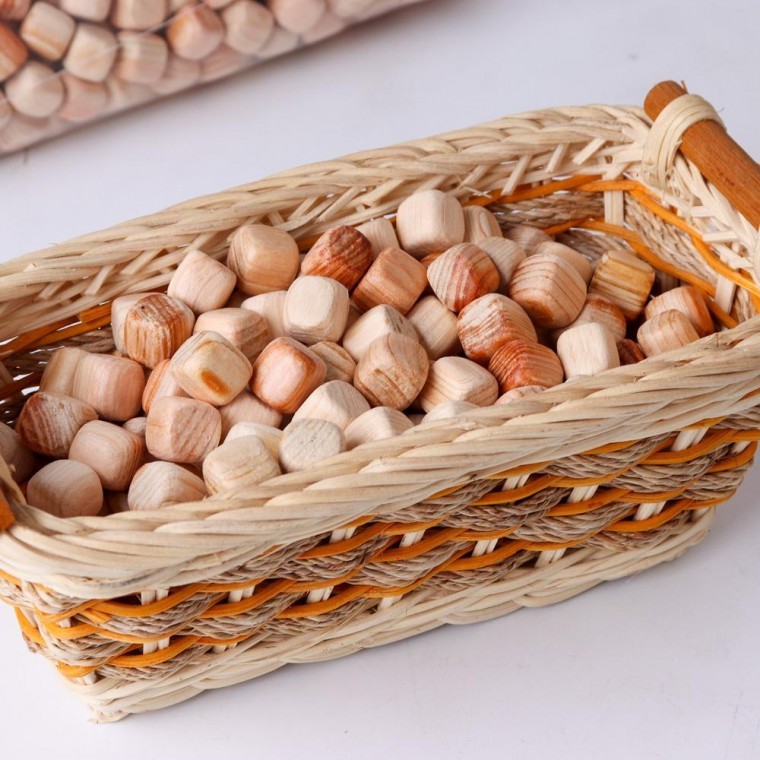 지니몰 고급놀이큐브 순수편백나무칩 13mm 1kg 오감놀이 입욕제 칩 큐브