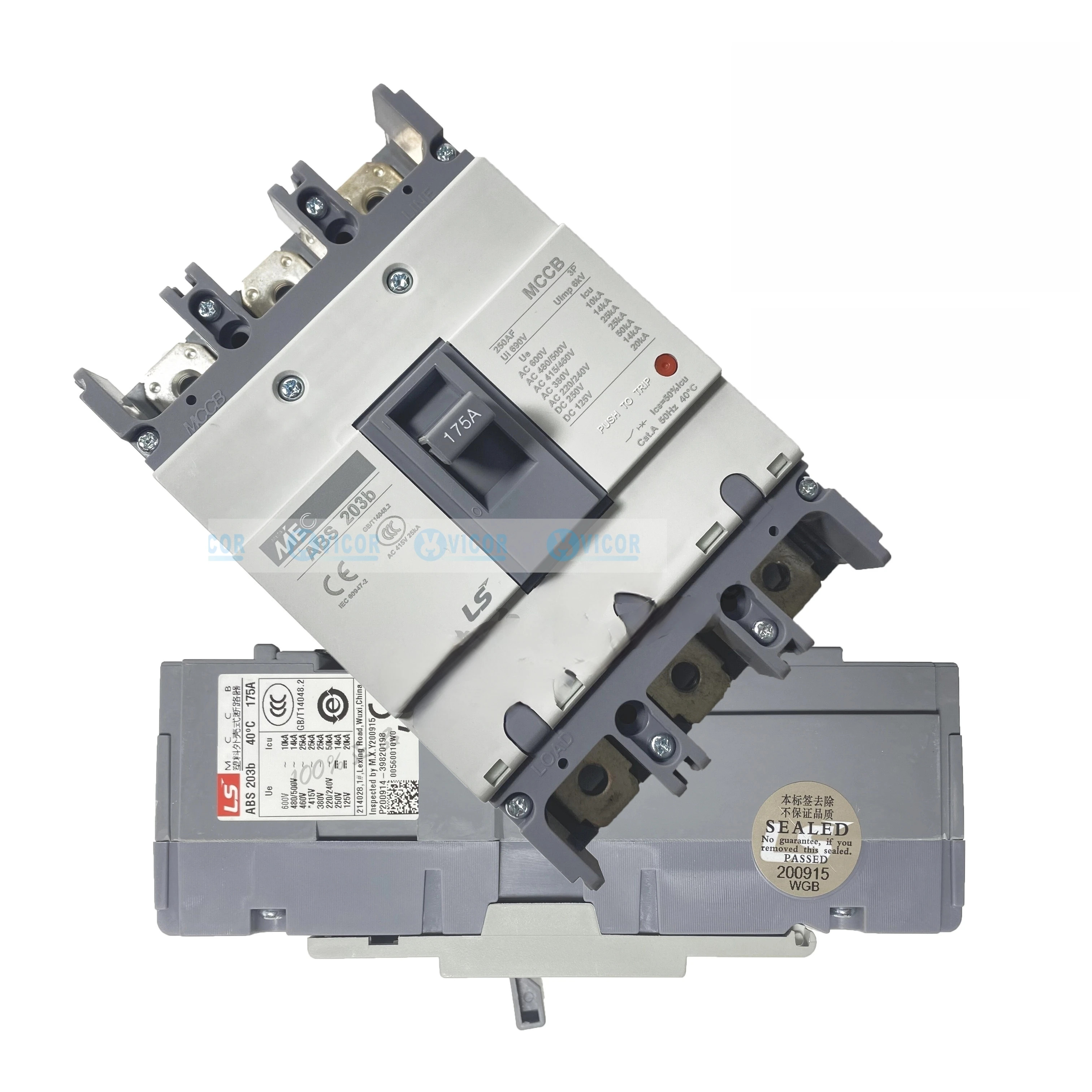 LS전기 MEC ABS203b 3P 4P 100A 125A 150A 175A 200A 225A 250A