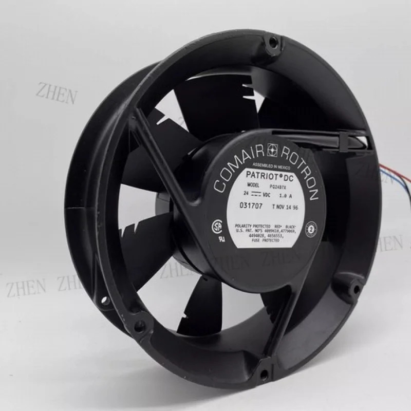 Y for COMAIR PQ24B7X 17251 DC24V 1.0A 3-선 냉각팬