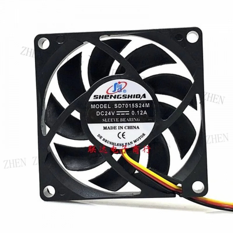 Y FOR SD7015S24M DC24V 0.12A 7CM 7015 3선 인버터 냉각팬