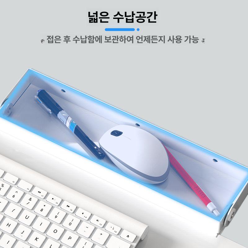 키보드거치대 테이블 받침대 선반 브래킷 마우스 부착형 - 상세 이미지 3