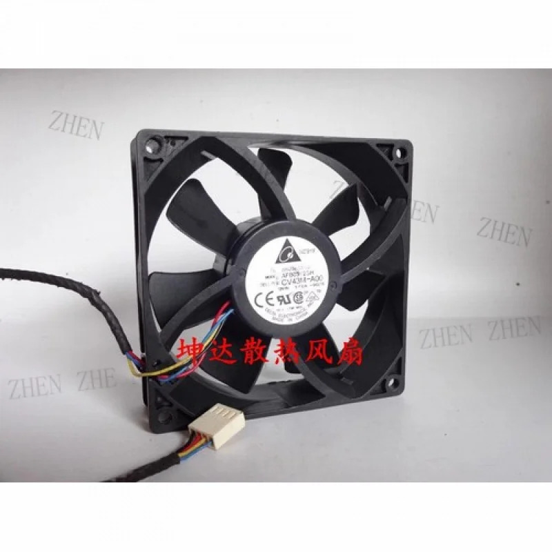 Y FOR AFB0912SH 9025 DC12V 1.00A 9CM 4핀 PWM 서버 냉각팬