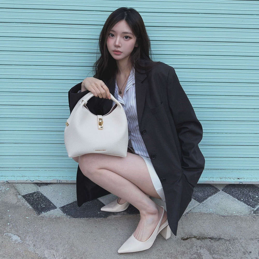 [찰스앤키스] 티건 트라페즈 힐 슬링백 펌프스 2colors CK1-60361462 - 상세 이미지 5