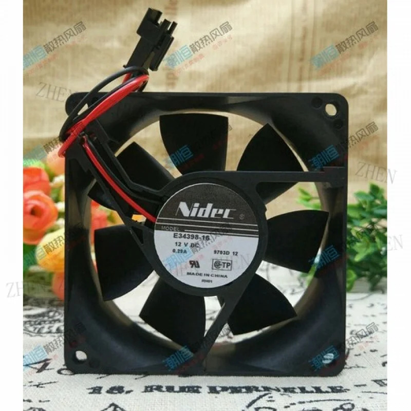 Y for E34398-16 12V 0.29A 8025 8CM 2선 인버터 냉각팬