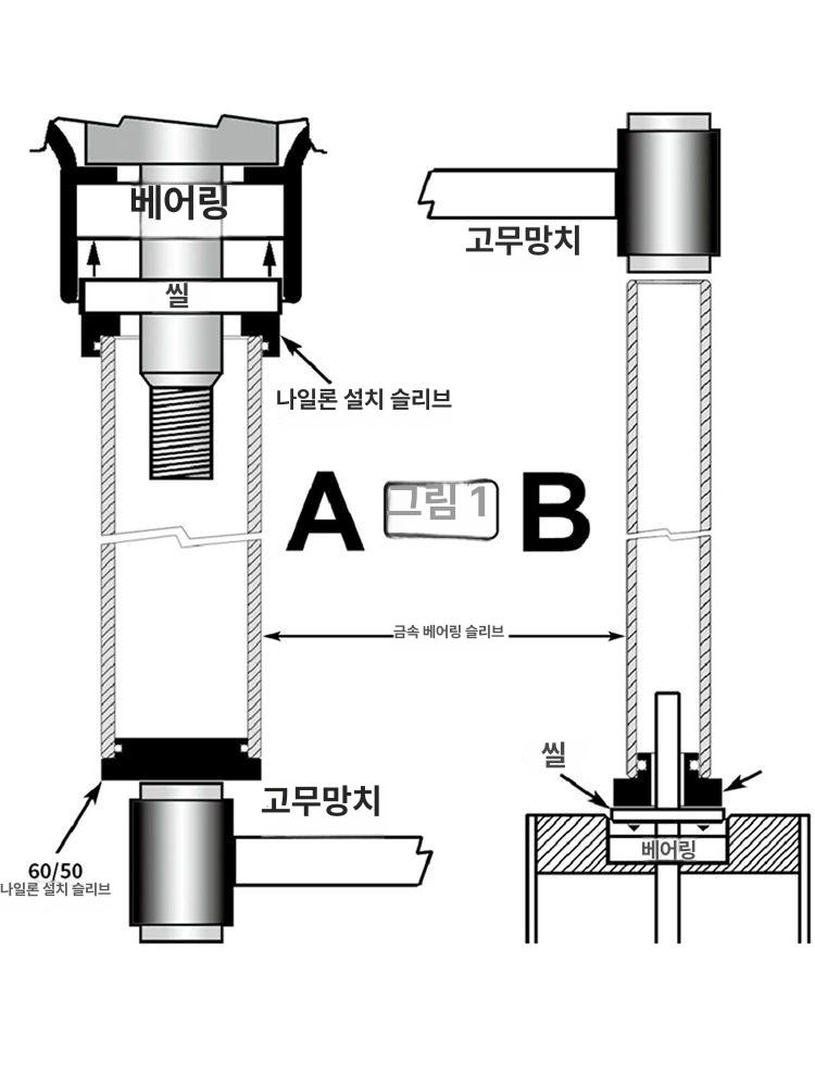 베어링 풀러 세트 피팅 키트 수리 분해 공구 추출기 내경 분리기 카센터 탈거 도구 - 상세 이미지 3