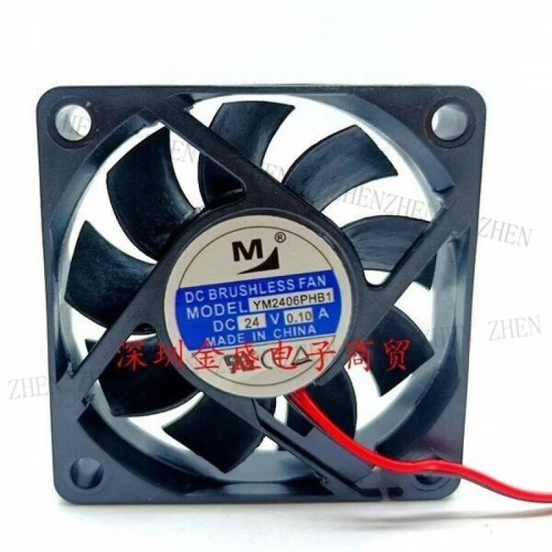 Y YM2406PHB1 6015 DC24V 0.10A 6CM 2선 인버터 냉각팬기능