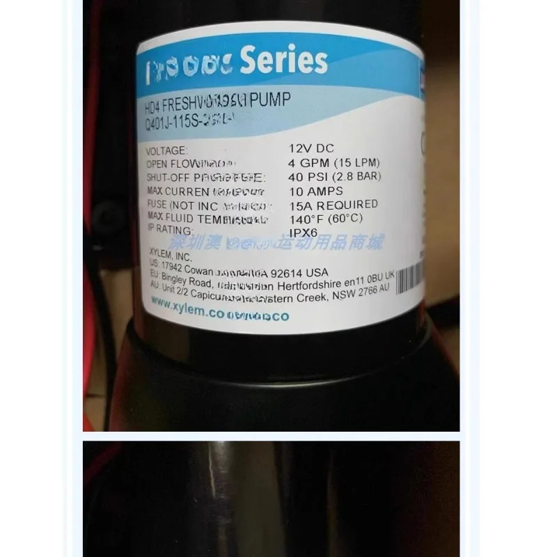 Jab-sco 자체 프라이밍 펌프 다이어프램 pu-mp 담수 Q402J-115S-3A24V는 31620/31600-0094를 대체