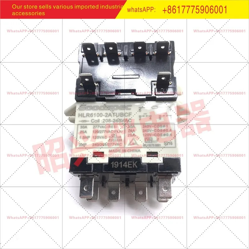 HLR6100-2ATUBCF/2ATNBCF 릴레이 208-240VAC30A