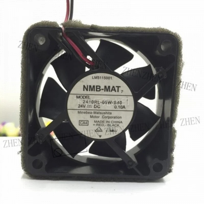 Y 2410RL-05W-S40 DC24V 0.10A 6025 6CM 2핀 인버터 냉각팬