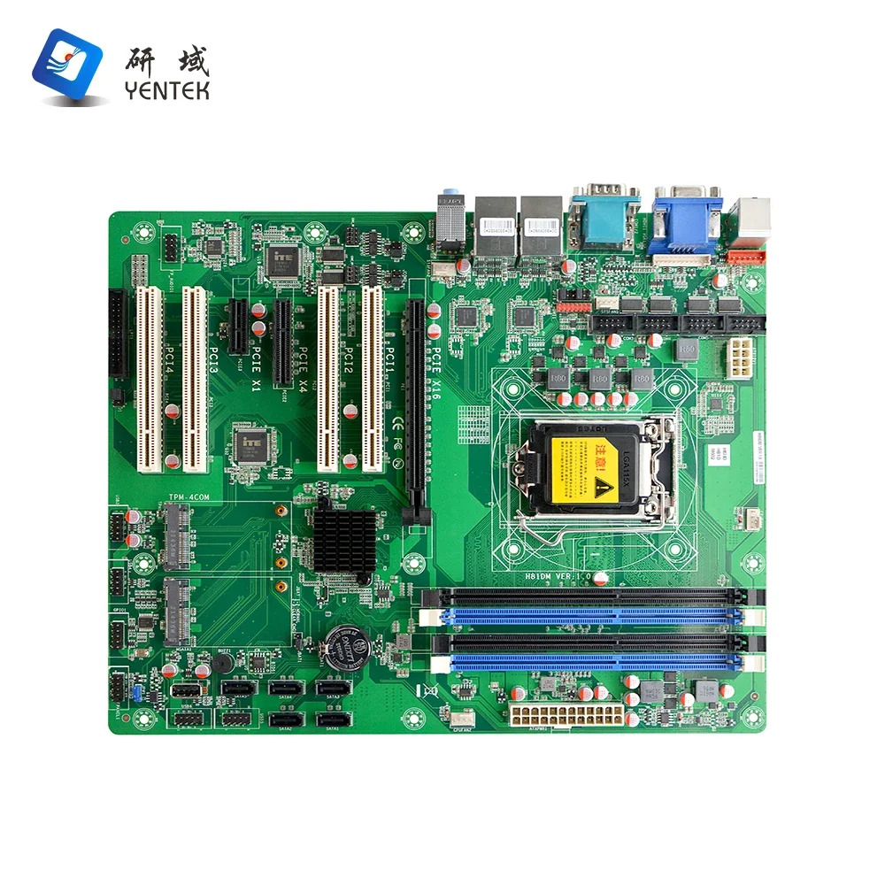 X86 마더보드 H87 LGA1150 4 DDR3 5 SATA3.0 VGA 2 HD LAN 6 RS232 COM 14 USB PCIEx16 X4 X1 산업마더보드