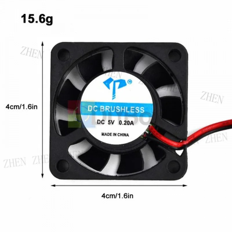 Y for DC4010 40mm DC 5V/12V/24V 2핀 무소음 미니 쿨러 냉각팬 PC 컴퓨터용
