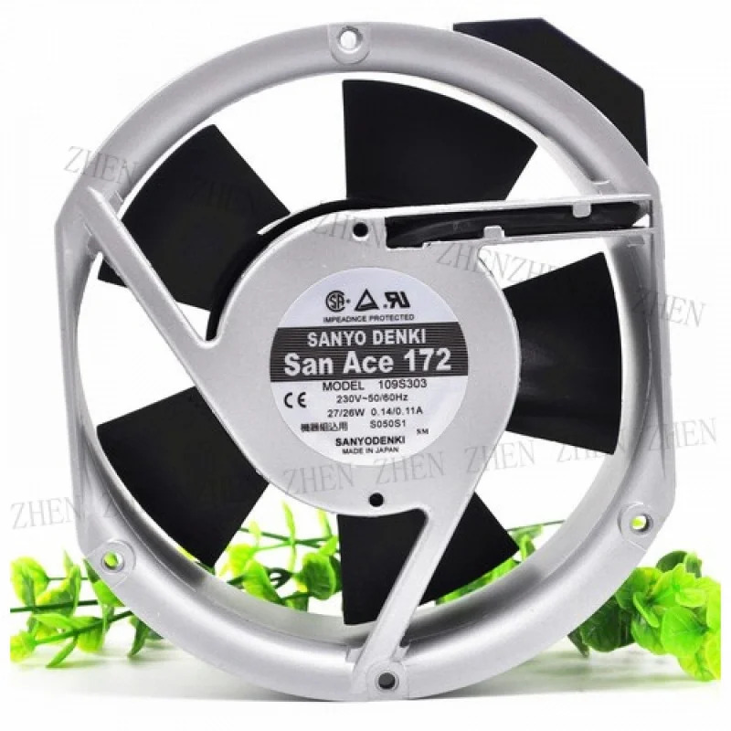 Y 팬109S303 AC 230V 27/25W 170x150x50mm 17CM 알루미늄프레임