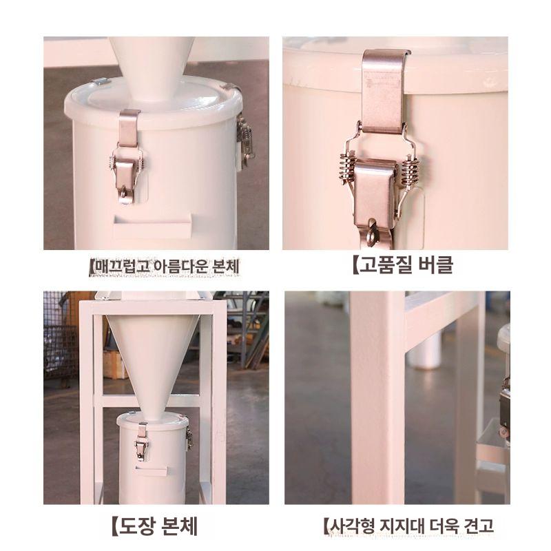 집진기 통 사이클론 집진 버킷 스테인리스 필터 흡입 청소 액세서리 먼지통 - 상세 이미지 5