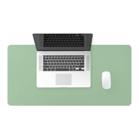 책상 보호 매트 가죽 데스크패드 방수 논슬립 컴퓨터데스크 재택근무용 80x40cm