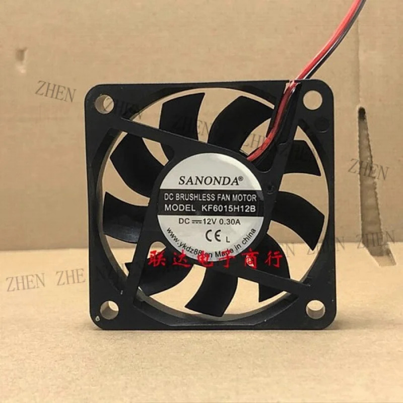 Y 6CM KF6015H12B DC12V 0.30A CPU 전원공급장치냉각팬기능