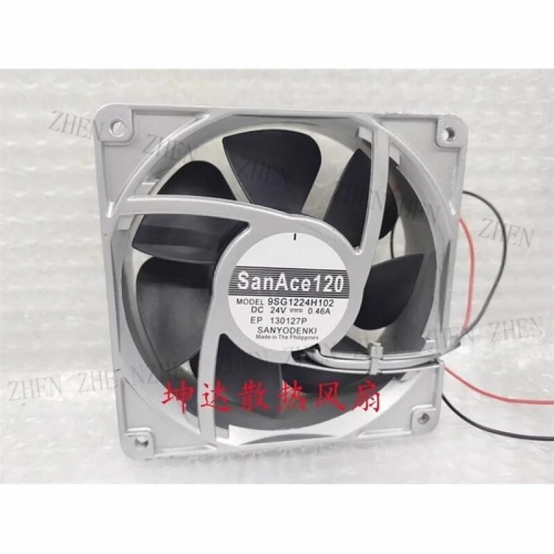 Y FOR 9SG1224H102 12038 DC24V 0.46A 12CM 2-와이어 인버터 고온 팬