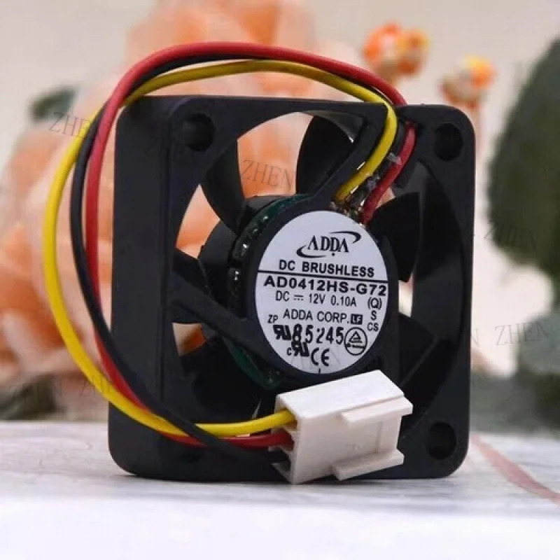 Y for AD0412HS-G72 DC12V 0.10A 4010 4CM 3핀 냉각팬