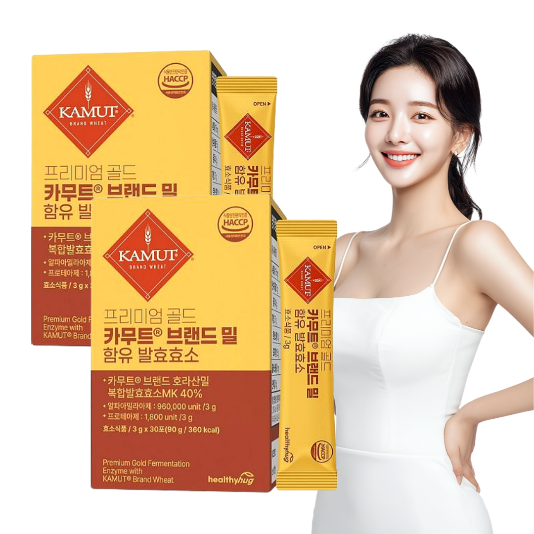 카무트효소 호라산밀 복합발효 곡물효소 30포, 2개 - 상품 이미지