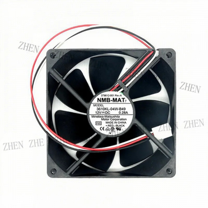 Y 3610KL-04W-B49냉각팬 9225 DC12V 0.28A 9.2CM 3핀용