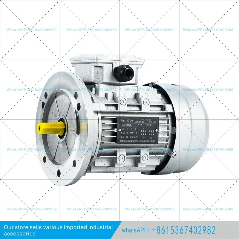 YE3 3상 알루미늄 쉘 6단계 모터 0.25/0.37/0.75/1.5KW 저속 900rpm 비동기 860
