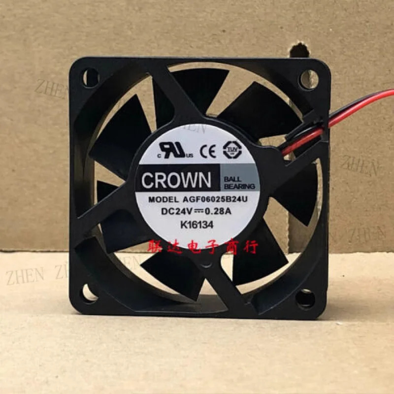Y AGF06025B24U DC24V 0.28A 6cm 2선 인버터 냉각팬