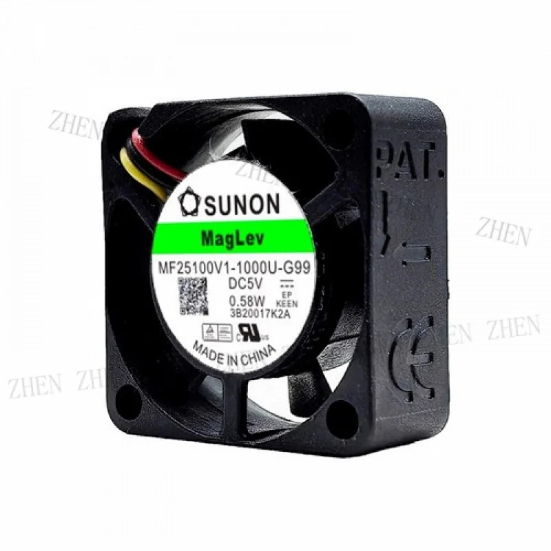 Y for MF25100V1-1000U-G99 2510 5V 0.58W 25x10MM 3선식 냉각팬